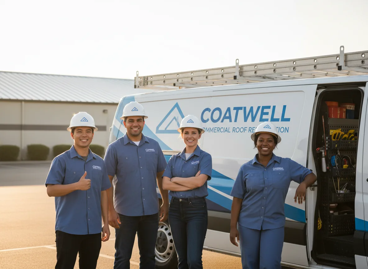 Commercial roof coating company in Pierson, IA